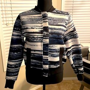 DKNY Bomber Small Black, blue white size small